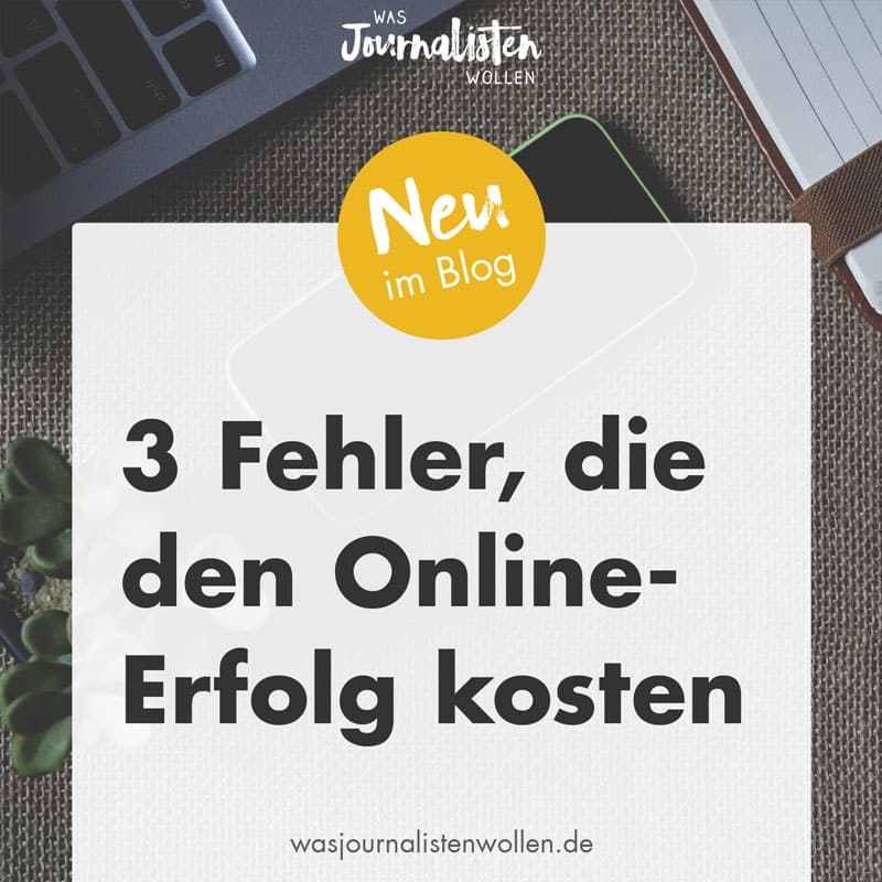 Cover: 3 Fehler die den online-Erfolg kosten